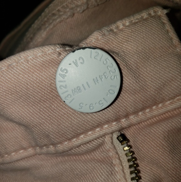 Current/Elliott Skinny Jeans Pastel Pink sz 29 - Picture 6 of 7